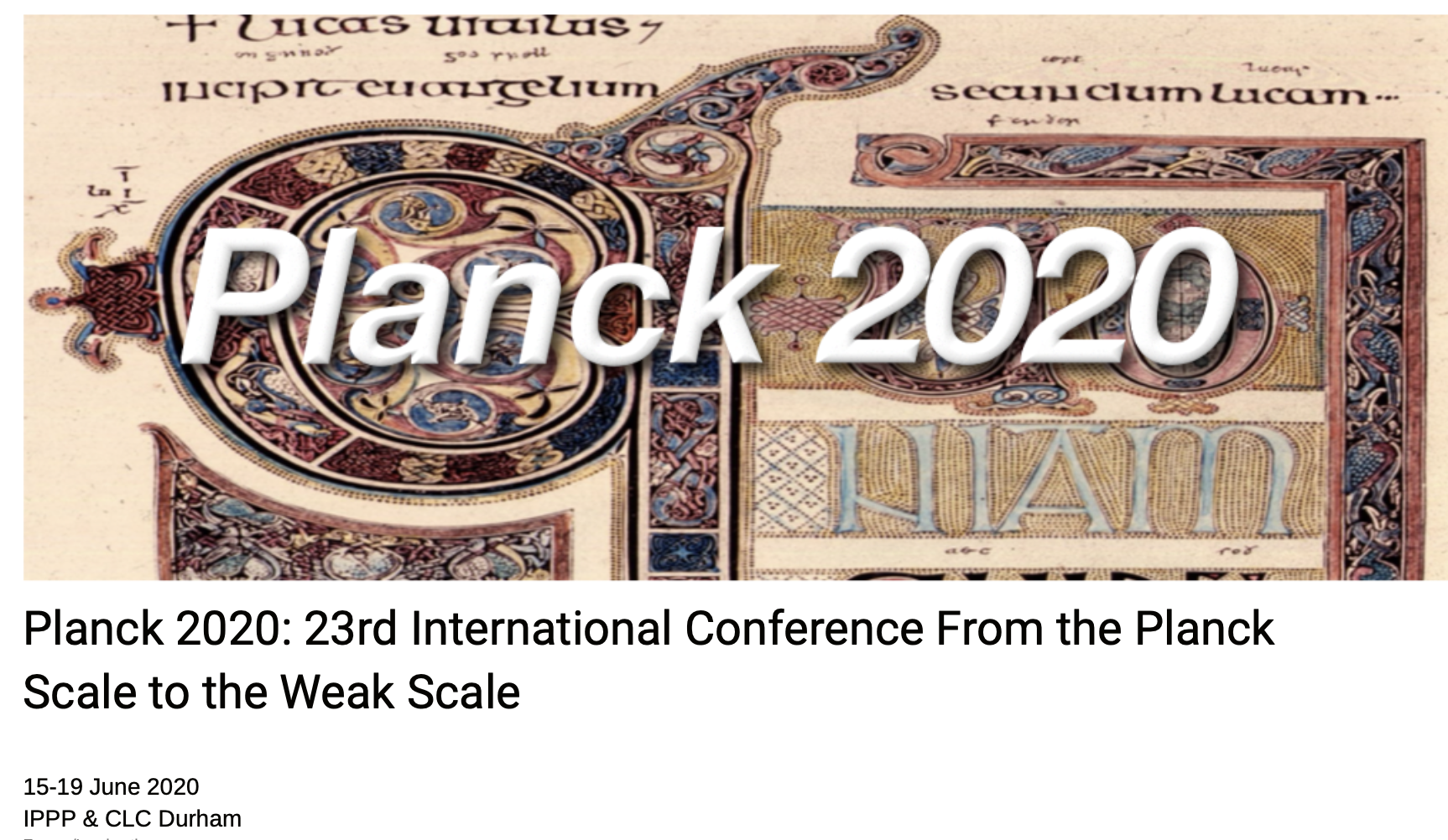 Planck 2020