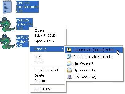 XP Zip screenshot