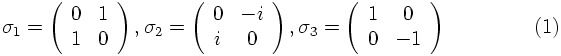 paulimatrices