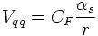 quarkquarkonegluonexchangepotential