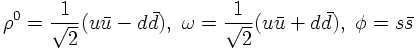 vectormesonquarkassignment