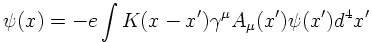 inhomogenousdiracsolution